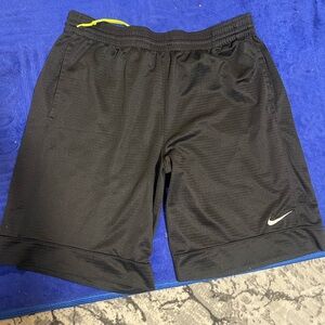 Nike Black Athletic Shorts with Moisture-Wicking Fabric